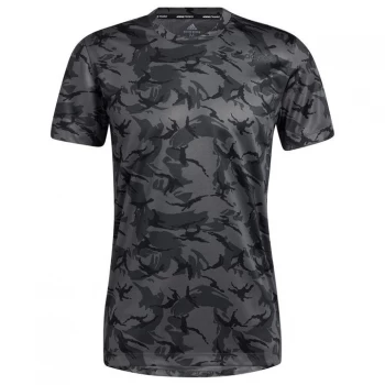 adidas 3B Camo T Shirt Mens - Grey Six