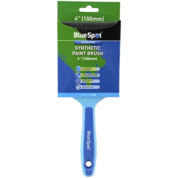 Bluespot - 36009 4' (100mm) Synthetic Paint Brush with Soft Grip Handle
