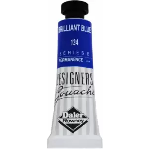 Daler-Rowney 136005124 Designers' Gouache Paint 15ml Brilliant Blue