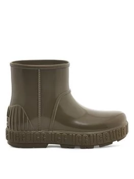 UGG Drizlita Ankle Wellington Boot - Olive Size 8, Women
