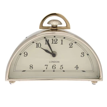 Hotel Collection Hotel Dome Mantle Clock - Silver