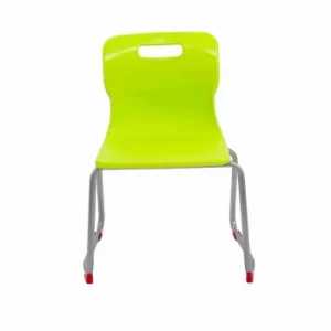 TC Office Titan Skid Base Chair Size 4, Lime