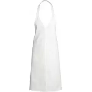 Bullet Verona V Neck Apron (One Size) (White) - White