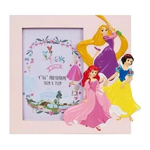 4" x 6" - Disney Princess Rectangle Pink Frame