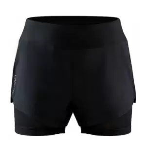 Craft Womens/Ladies ADV Essence 2 in 1 Shorts (XL) (Black)