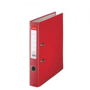 Esselte Essentials Lever Arch File A4 PP 50mm Red PK25