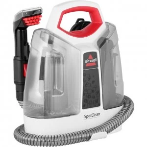Bissell SpotClean 3698E Carpet Cleaner in White Red