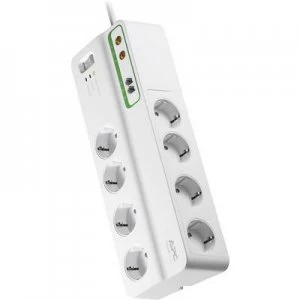 APC by Schneider Electric PMF83VT-GR Surge protection socket strip 8x White PG connector