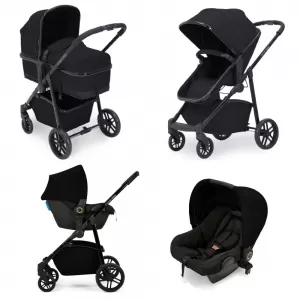 Ickle Bubba Moon i Size 3 in 1 Travel System Black