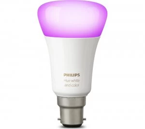 Philips Hue White and Colour Ambience Wireless Bulb B22