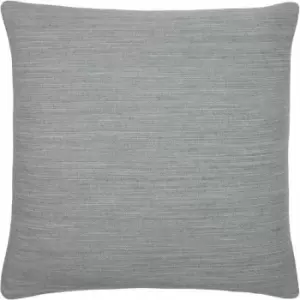Evans Lichfield Dalton Slub Textured Cushion Cover, Steel, 43 x 43 Cm