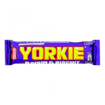 Nestle Yorkie Raisin and Biscuit 44g Pack of 24 12360869