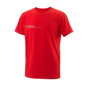 Wilson Team Tech T Shirt Juniors - Red