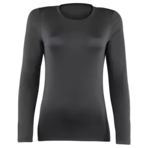 Rhino Womens/Ladies Sports Baselayer Long Sleeve (6) (Black)
