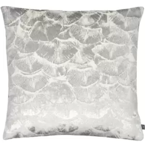 Ashley Wilde Jaden Polyester Filled Cushion Polyester Cotton Pearl/Silver