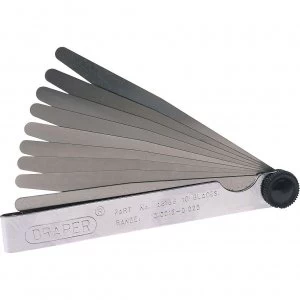 Draper 10 Blade Imperial Feeler Gauge Set