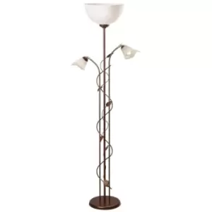Bluszcz Mother & Child Lamp With Glass Shades, Brown, 3x E14