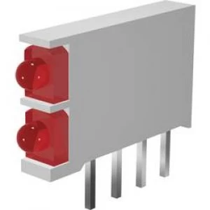 LED component 2x Red Green L x W x H 15.5 x 2.5 x 12mm Signa