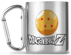Dragon Ball Mug with Carabiner Clip Cup silver coloured