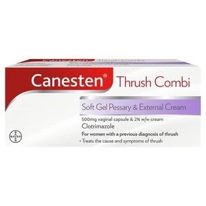 Canesten Thrush Soft Gel Pessary and Cream Combi