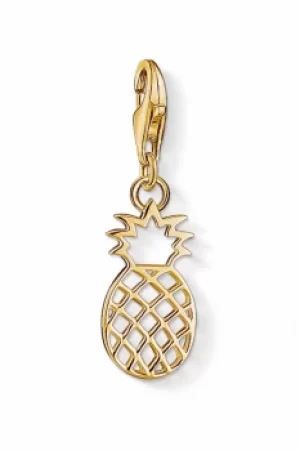 Ladies Thomas Sabo PVD Gold plated Charm Club Pineapple Charm 1439-413-39