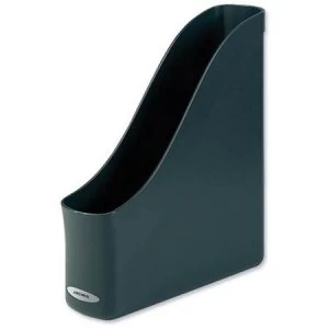 Rexel Agenda2 A4 Magazine Rack File Finger-pull Recycled Charcoal Single