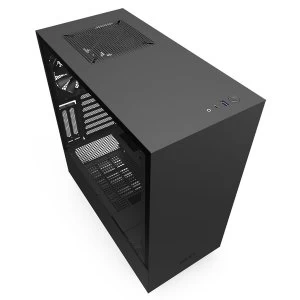 NZXT H510i Midi Tower RGB Gaming Case - Black Tempered Glass