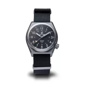BOLDR VENTURE CARBON BLACK Nylon Strap Automatic Wristwatch