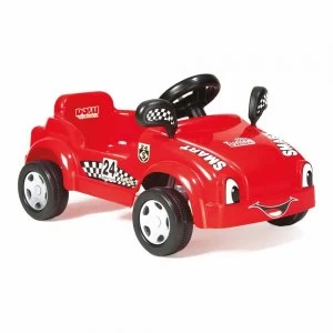 Charles Bentley Dolu Red My First Pedal Car ABS plastic injection moulded body, Rubber wheels