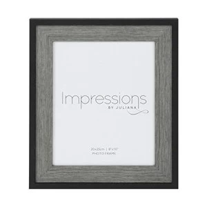 8" x 10" - Impressions Plastic Black Photo Frame