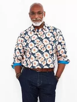 Joe Browns Embracing Summer Shirt - Blue Size S, Men