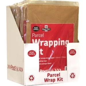 Post Office Brown Post Pack Wrap Kit Pack of 10 39124016