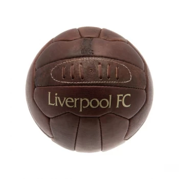 Liverpool Retro Heritage Leather Ball Size 5