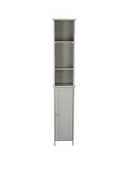 Portland Tall Bathroom Cabinet -- Grey