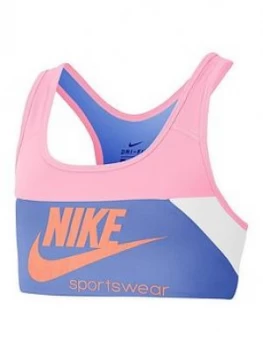 Nike Older Girls Swoosh Veneer Bra - Multi