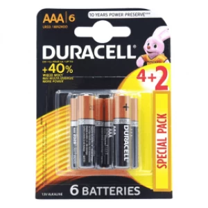 Duracell 6 Pack AAA Batteries