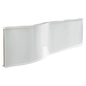 Cooke Lewis Adelphi Gloss White RH Bath front panel W1675mm