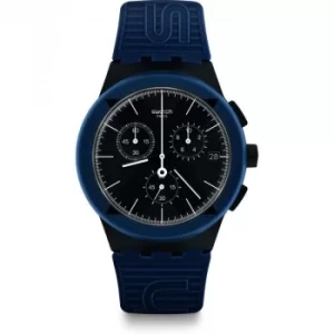 Mens Swatch X-District Blue Watch