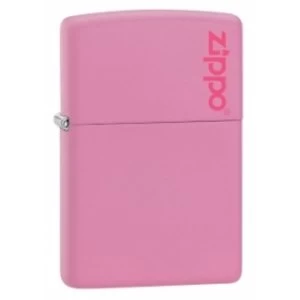 Zippo Logo Pink Matte Lighter