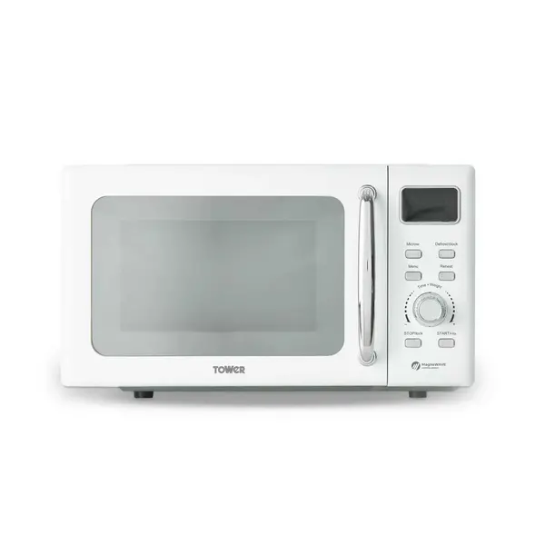 Tower 800Watts Compact Microwave 20litres White T24041WHT