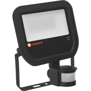 LEDVANCE 50W Integrated LED Floodlight with PIR Black - Warm White - F5030BS-143579-460997