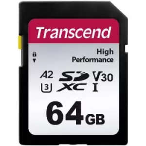 Transcend 330S SDXC card 64GB Class 10, UHS-I, UHS-Class 3 A2 rating