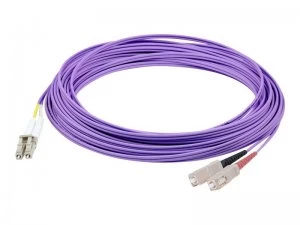 Fiber Duplex Patch Cord Om3 50/125 Sc/lc Purple- 5 M