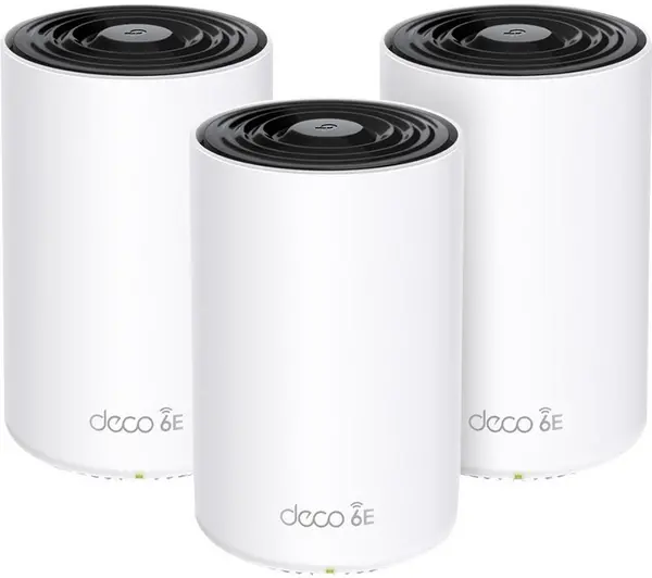 TP-LINK Deco XE75 Pro Whole Home WiFi System - Triple Pack, White 4897098685020