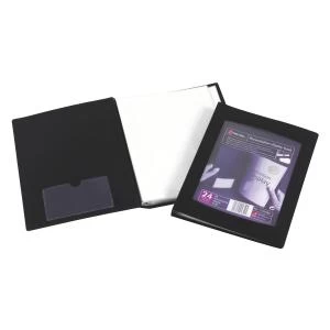 Presentation Display Book A5 Size 24 Pocket Black - Outer Carton of 10