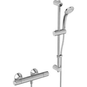 Ideal Standard Ceratherm Thermostatic Bar Mixer Shower in Chrome Brass