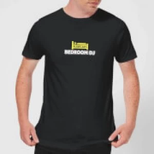 Plain Lazy Bedroom DJ Mens T-Shirt - Black - XXL