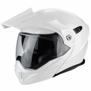 (White) Scorpion ADX-1 Flip-Up Motorcycle Unisex Helmet L
