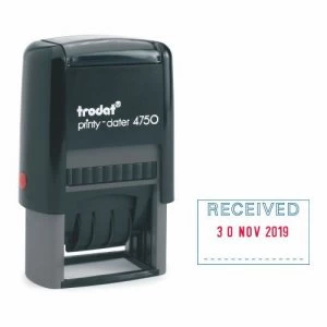 Trodat Eco Received Dater Stamp