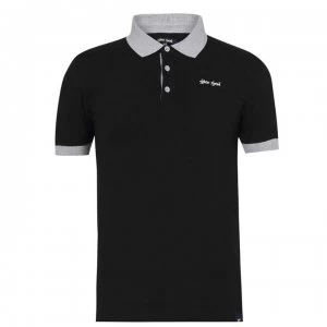 Gio Goi Crest Polo Shirt - Black